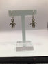 Vintage SET Articulated Teddy Bear Pendant and Earrings